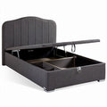 **Technische titel in het Nederlands: Verstelbaar bed met opbergruimte in moderne stof**